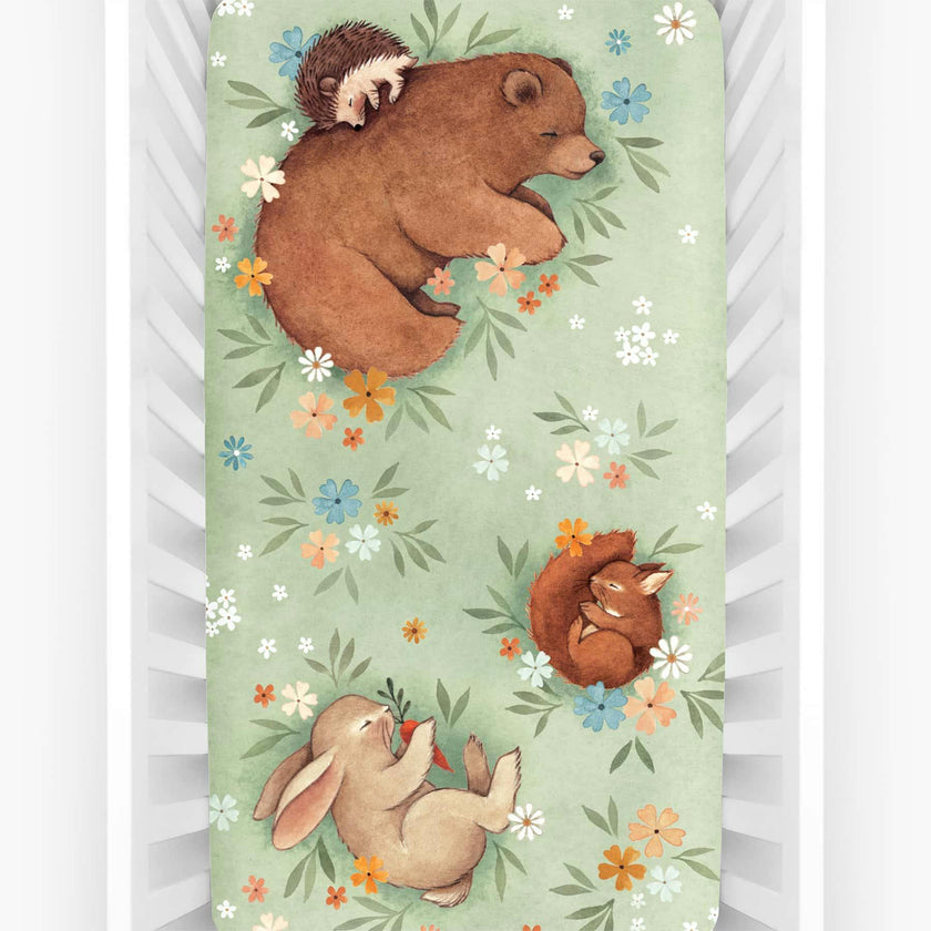Enchanted Meadow Standard Crib Sheet