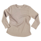 Rib Long Sleeve Top