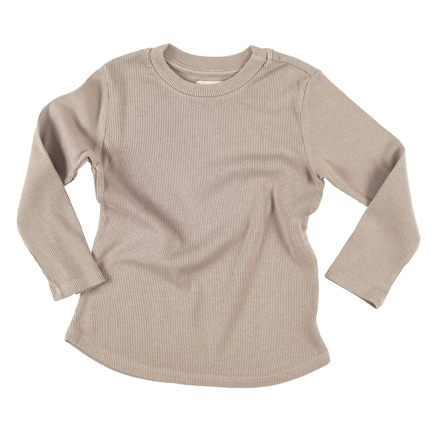 Rib Long Sleeve Top