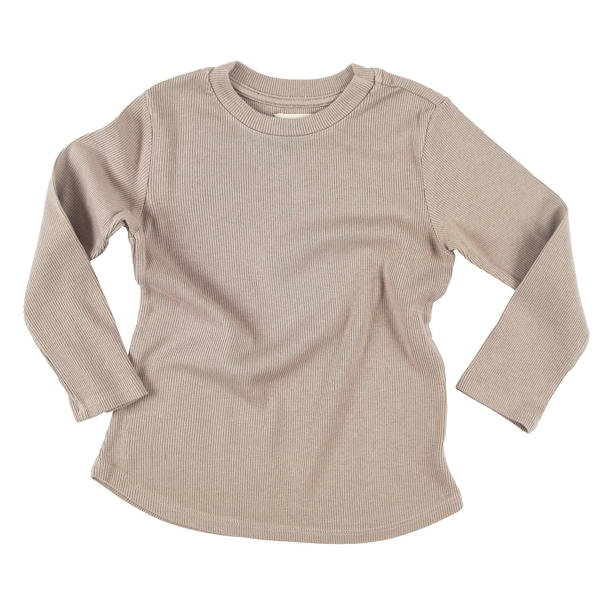 Rib Long Sleeve Top