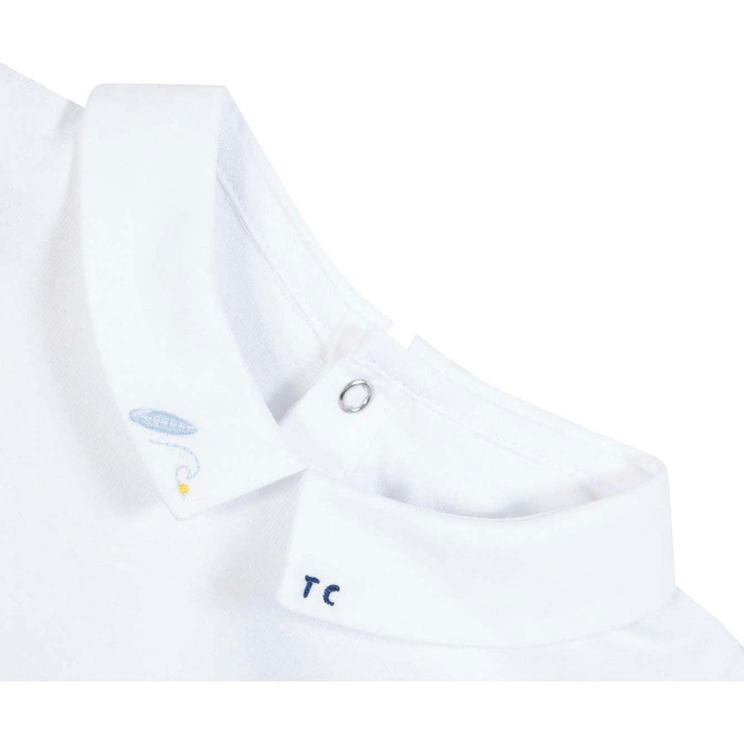 TARTINE ET CHOCOLAT Seersucker Surf Baby Set - Surf Blue