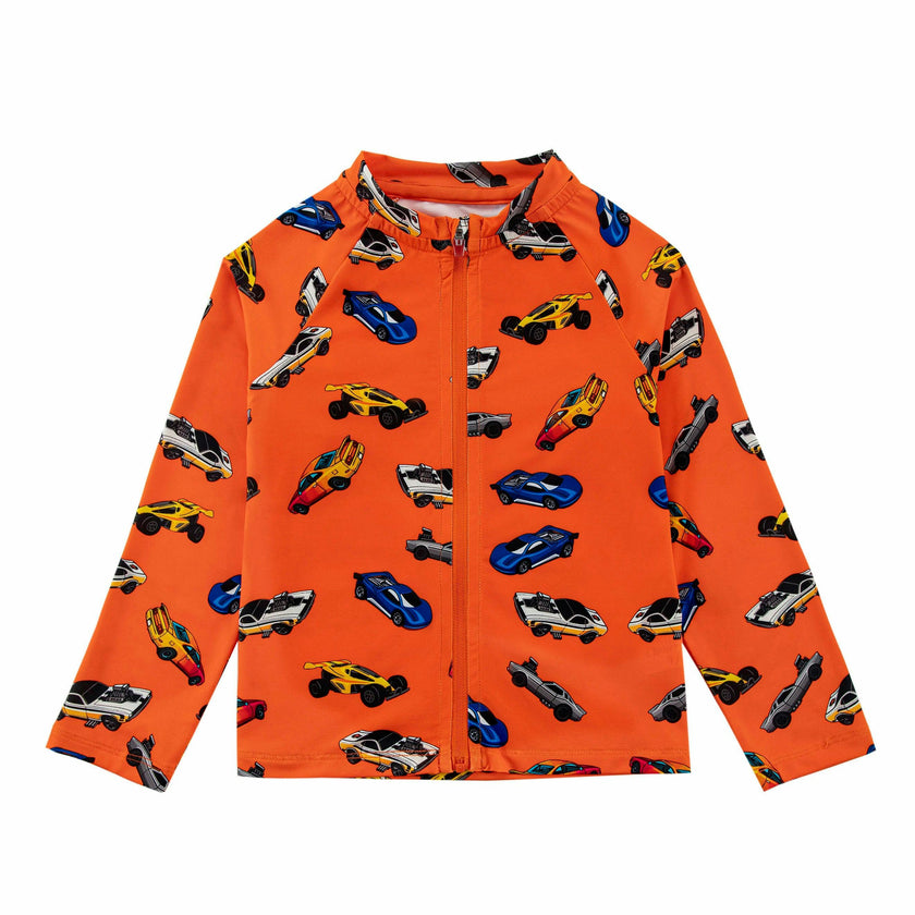 Ray UPF 50+ Zip Up Sun Protection Jacket, Hot Rod