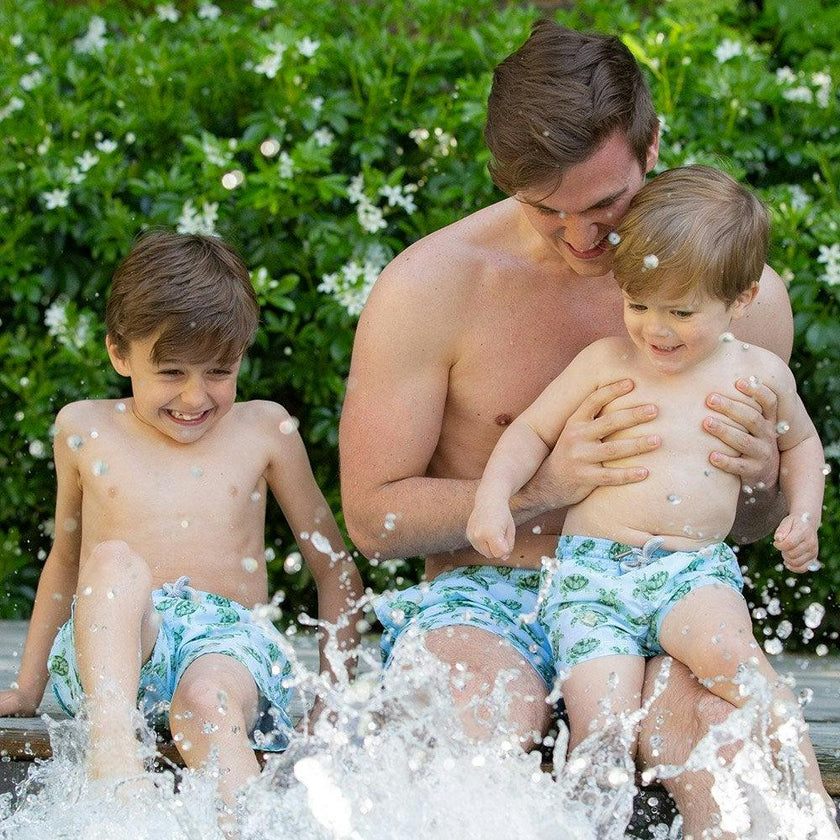 Baby Swimshorts in Turtle