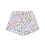 girls jasmine blossom french terry ruffle short