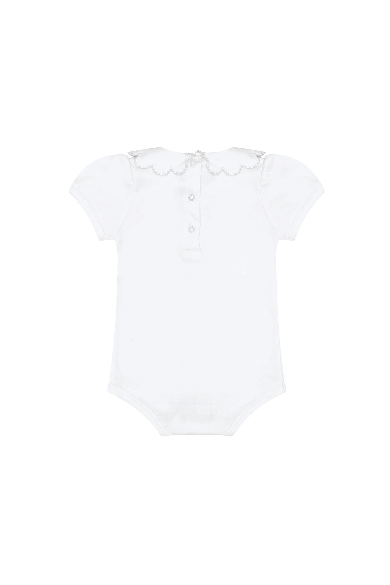 Nella Scallops Short Sleeve Onesie