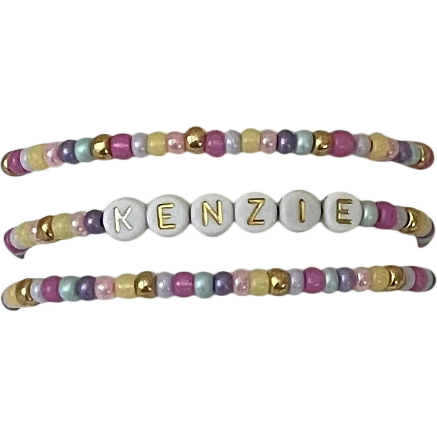 Kenzie Easter Monogram Bracelet Set