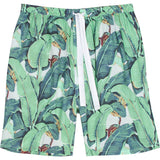 Men's Martinique® Green Banana Leaf Sleep Shorts