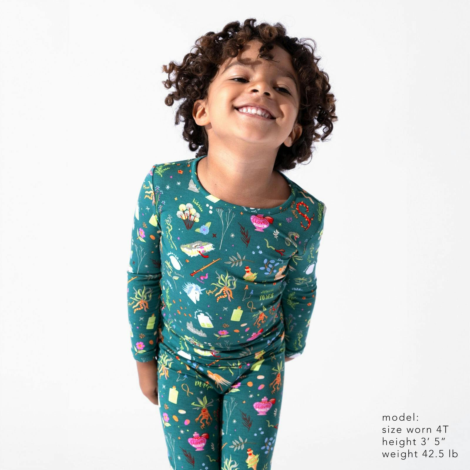 Mandrakes Potions & Herbs Bamboo Kids Pajamas