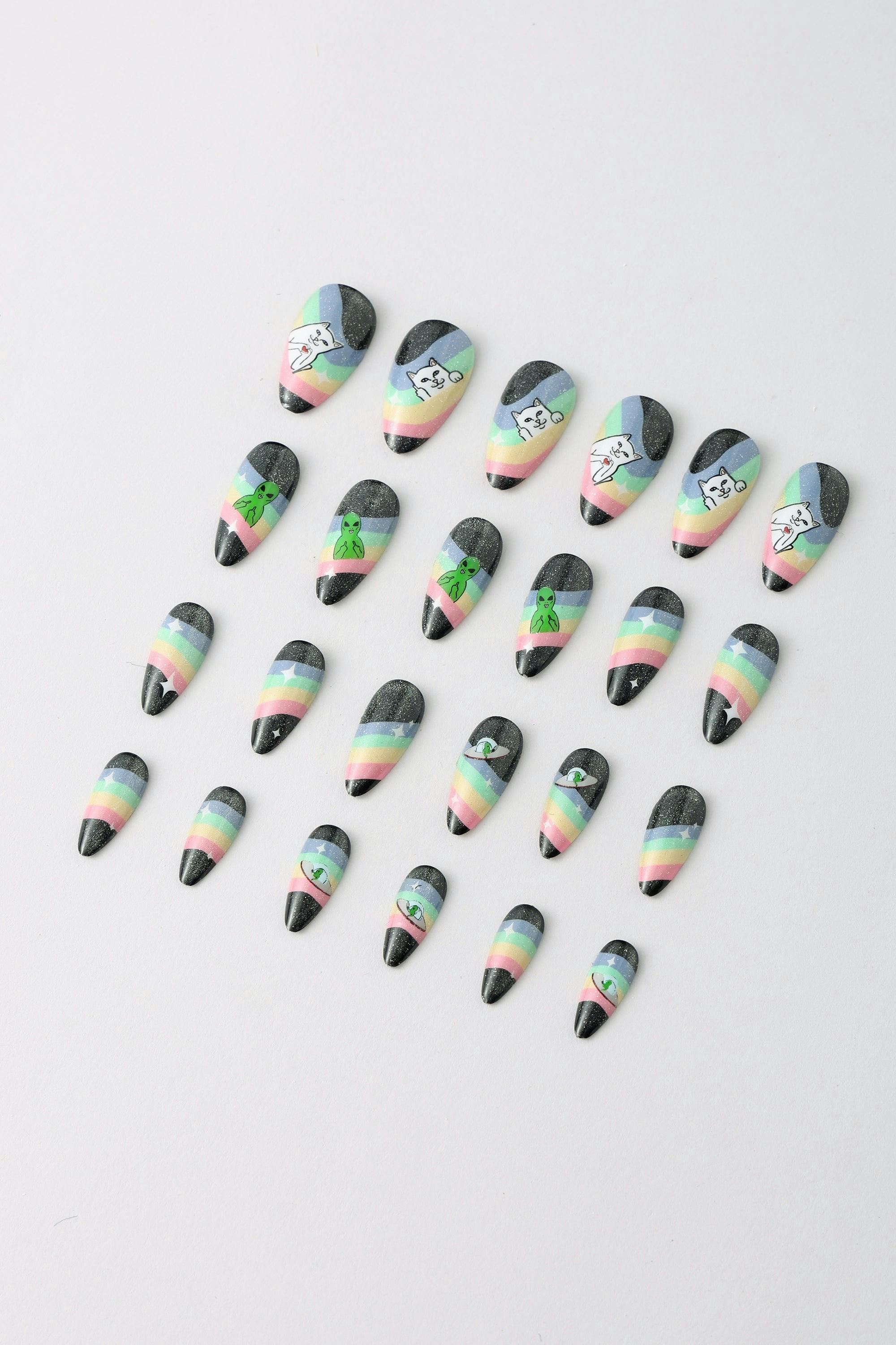 SPACED OUT - Ripndip Press-on Nails