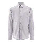 Gray Oxford Dress Shirt
