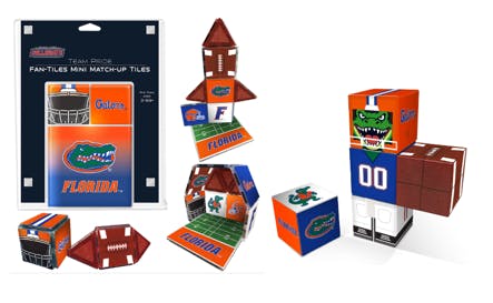 Florida Gators Magnetic Fan Tiles & Qubee Character Combo Set