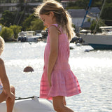 girls blush drop waist dress