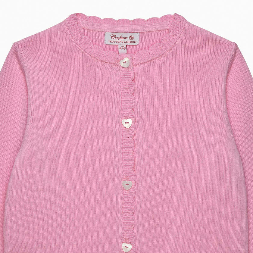 Heart  Button Cardigan