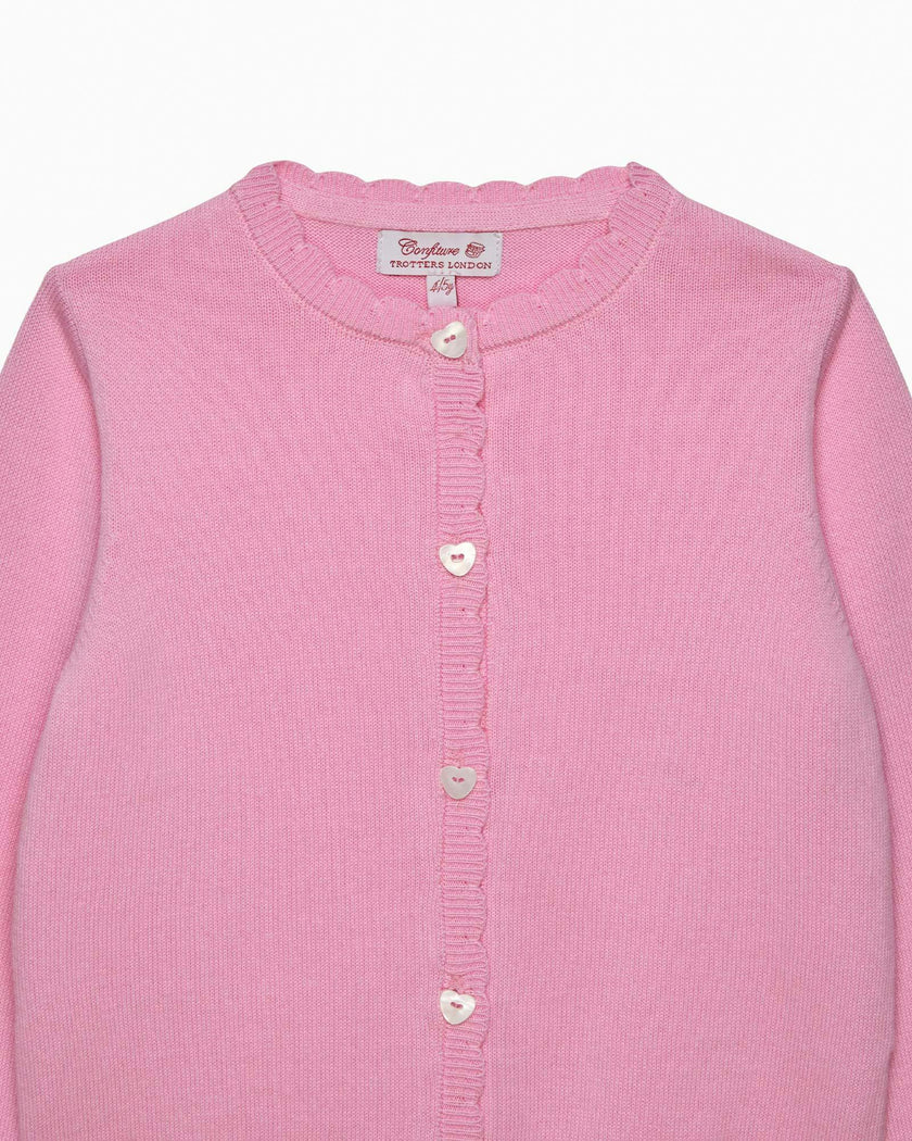 Heart  Button Cardigan