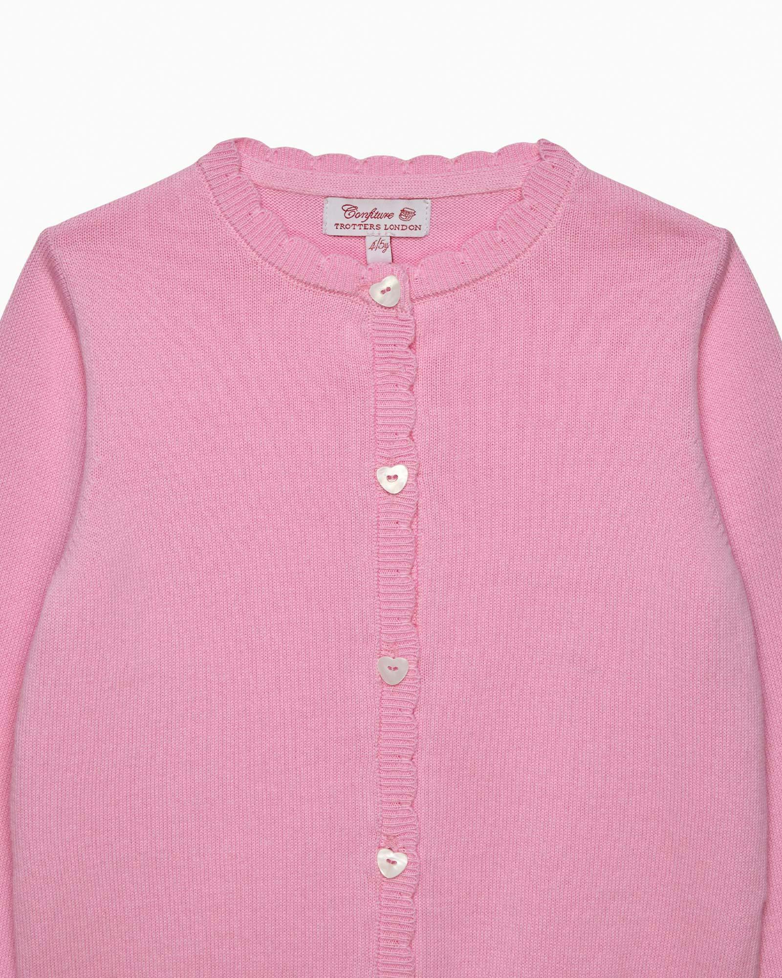 Heart  Button Cardigan