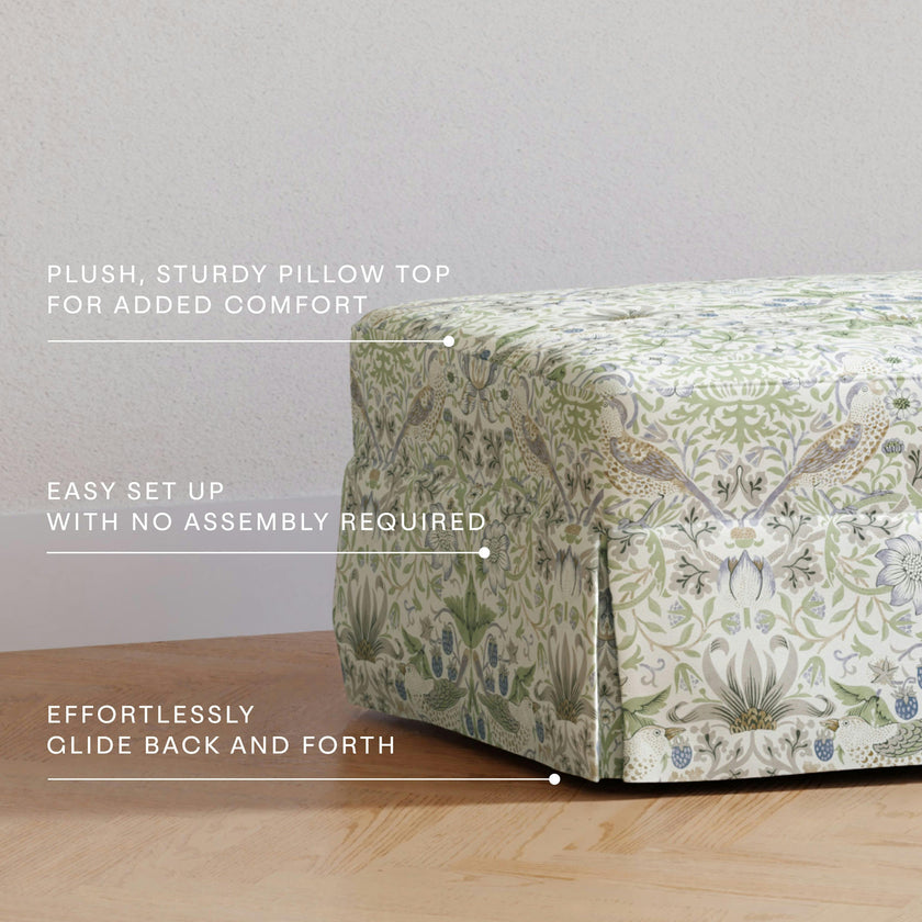 Namesake Morris & Co. x Namesake Crawford Gliding Ottoman