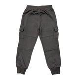 Boys Cargo Fleece Pant in Thunder