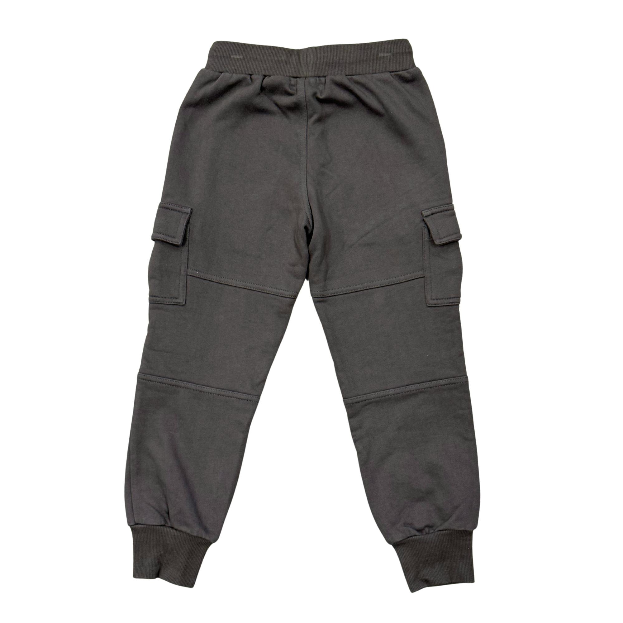 Boys Cargo Fleece Pant in Thunder