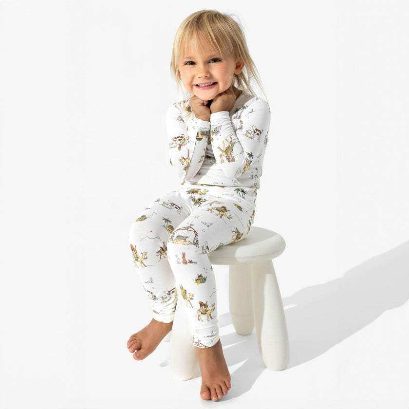 Yuletide Bamboo Kids Pajamas