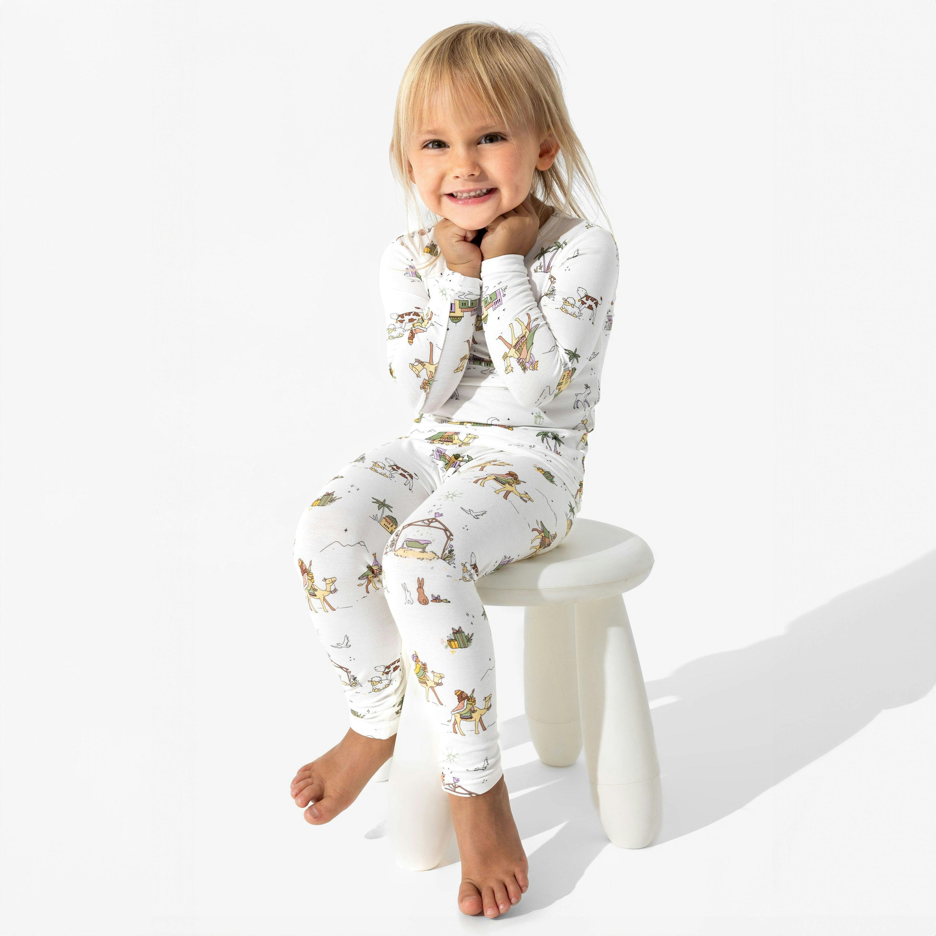 Yuletide Bamboo Kids Pajamas