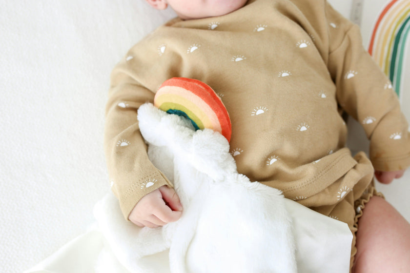 Little Rainbow Lovey Blanket