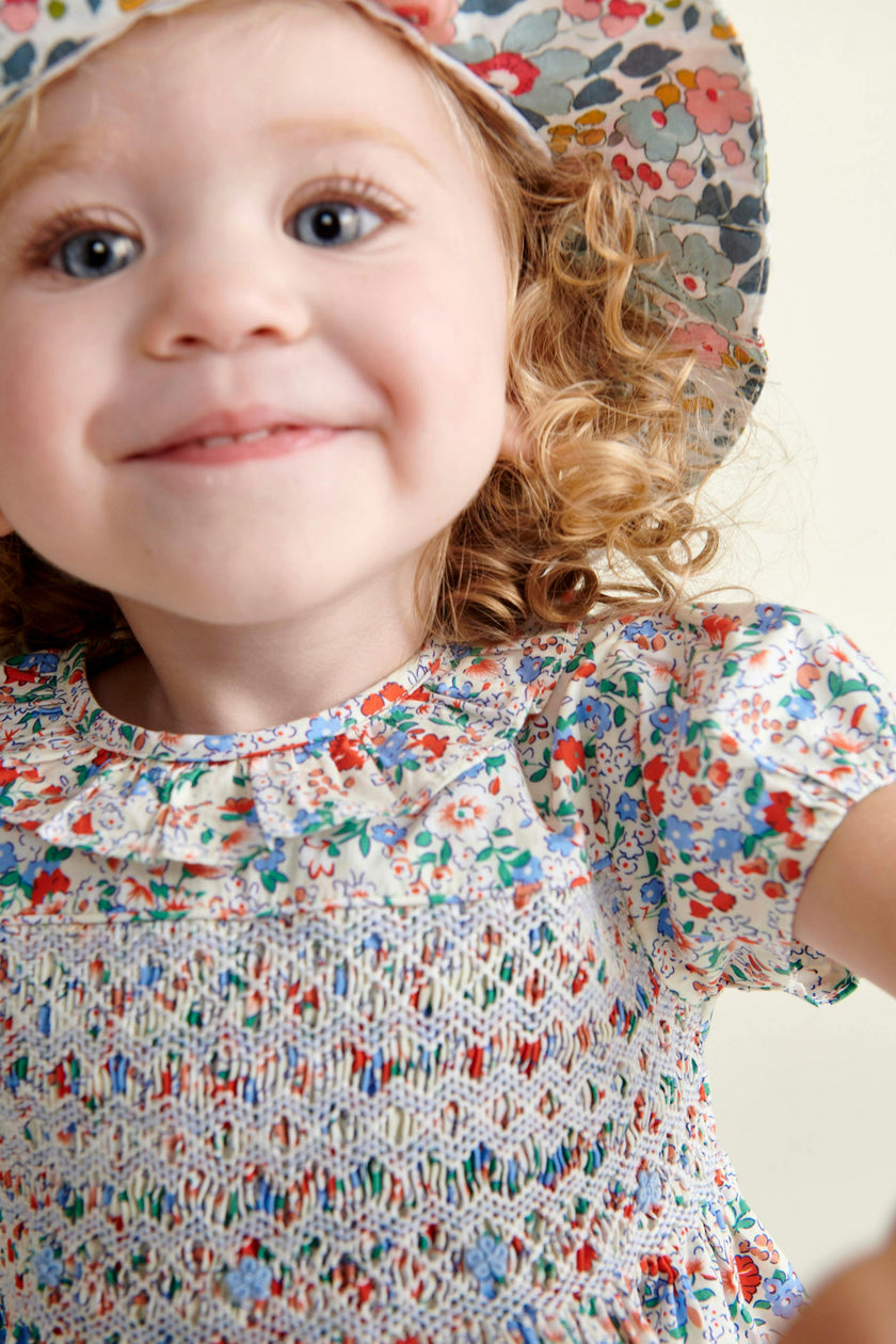 Hand-Smocked Baby Dress Freesia