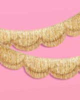 Stay Golden Fringe - scalloped banner