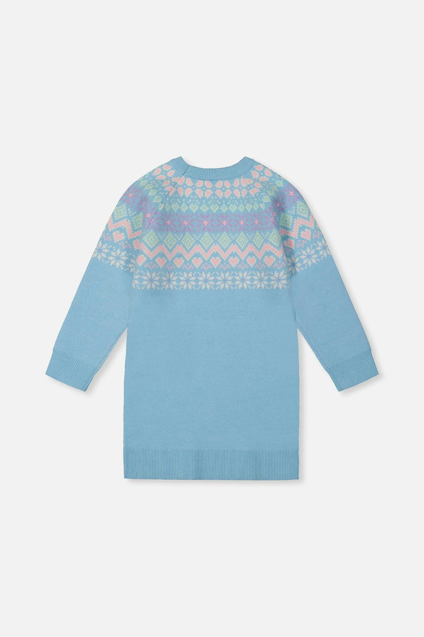 Knit Dress Light Blue