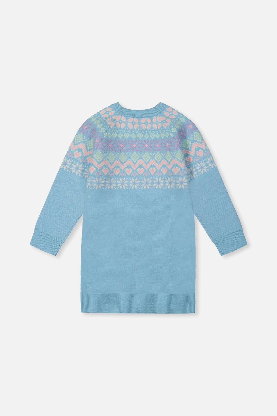 Knit Dress Light Blue