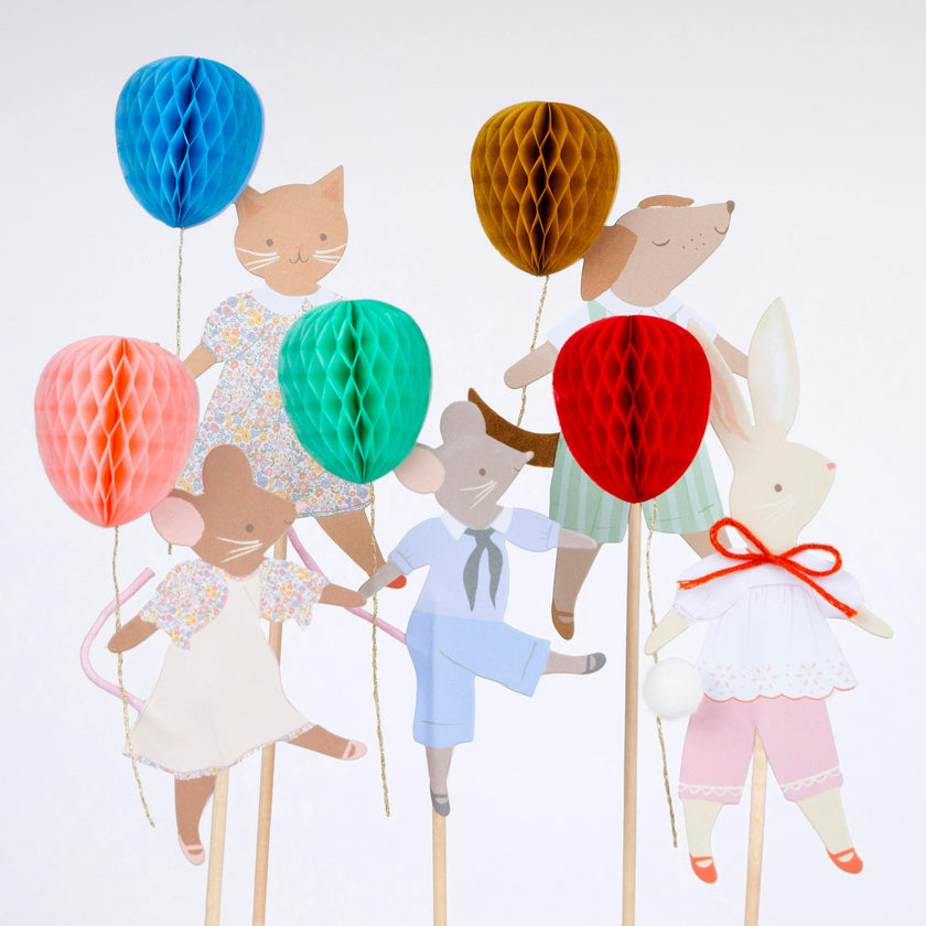 Animal Friends Cake Toppers