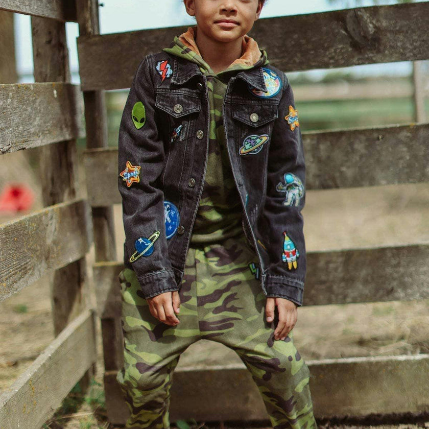 Interstellar Patched Jacket