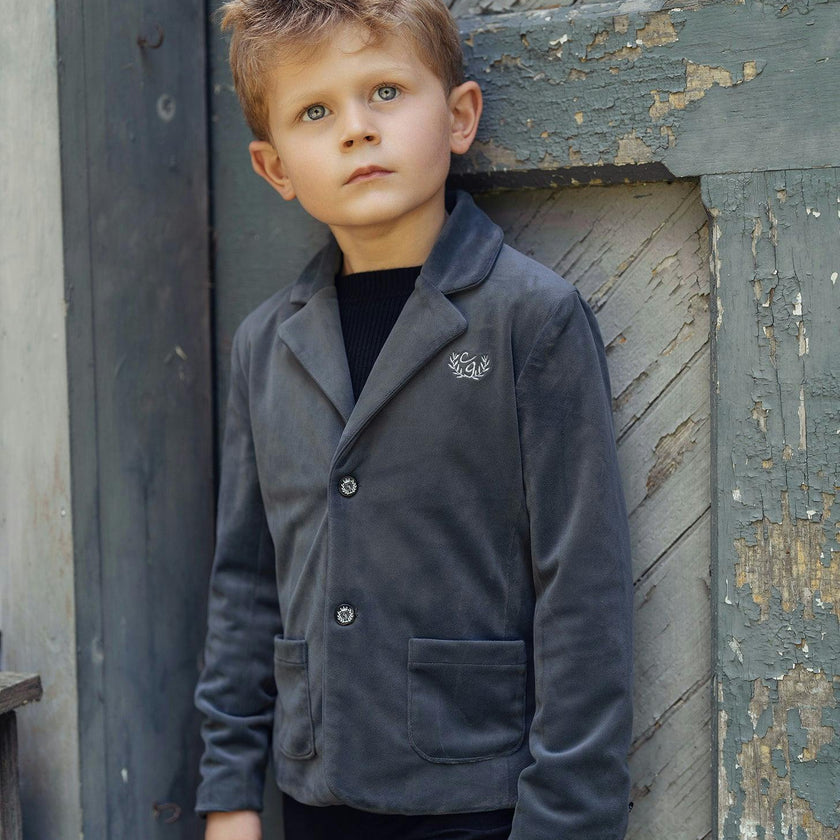 Crest Embroidered Jacket