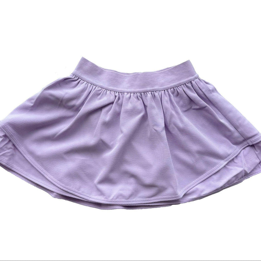 Lavender Gathered Mini Skort