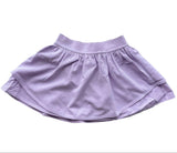 Lavender Gathered Mini Skort