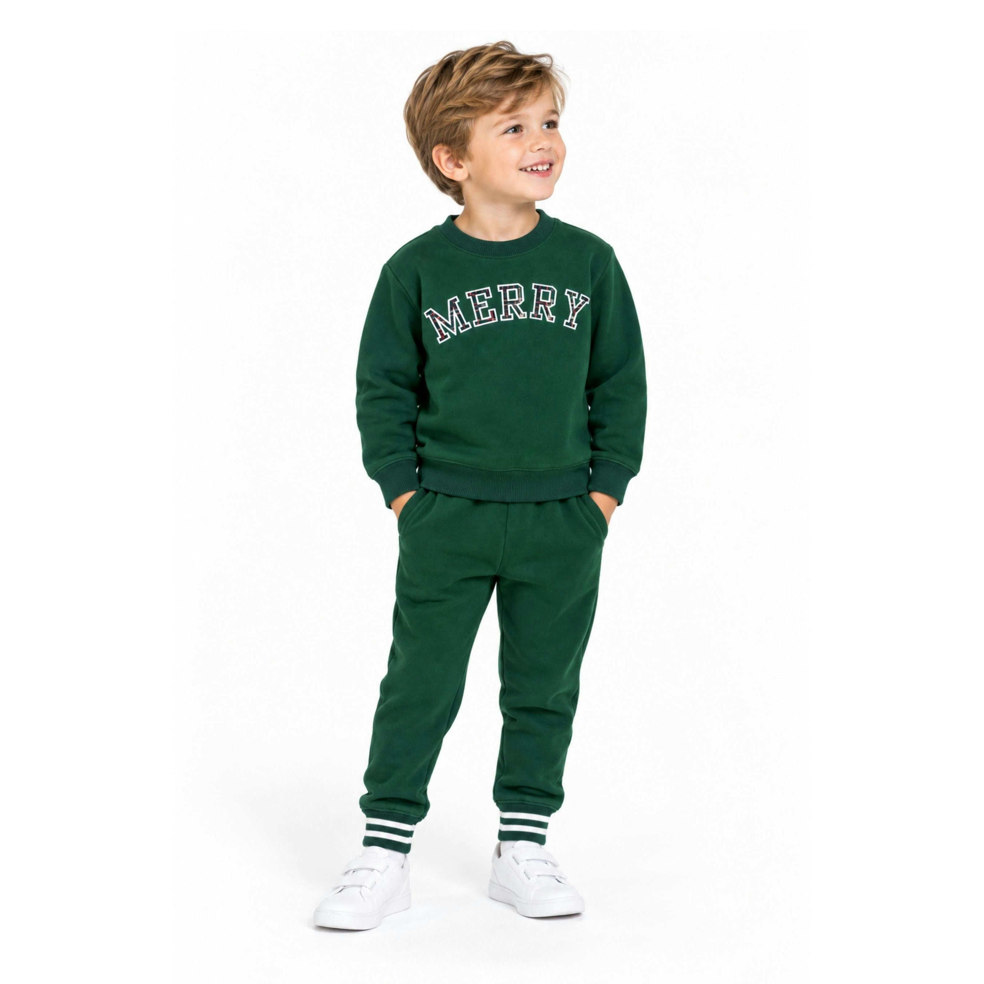 Merry Plaid Signature Crewneck Sweatshirt