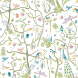 Children's Two Piece Organic Pajamas - Tropical Garden