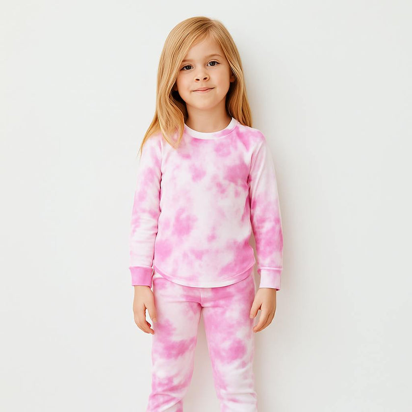 Lightweight French Terry Marble Tee and Jogger Set