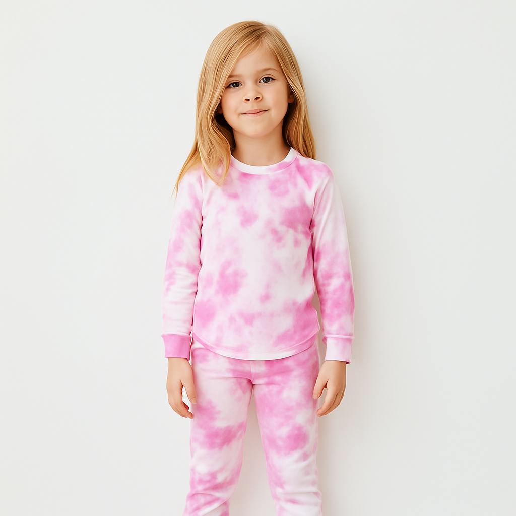Lightweight French Terry Marble Tee and Jogger Set