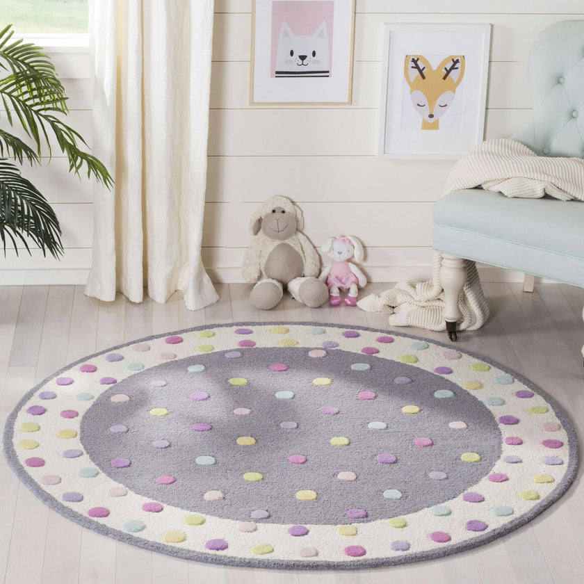 Kids Heidi Rug, Grey