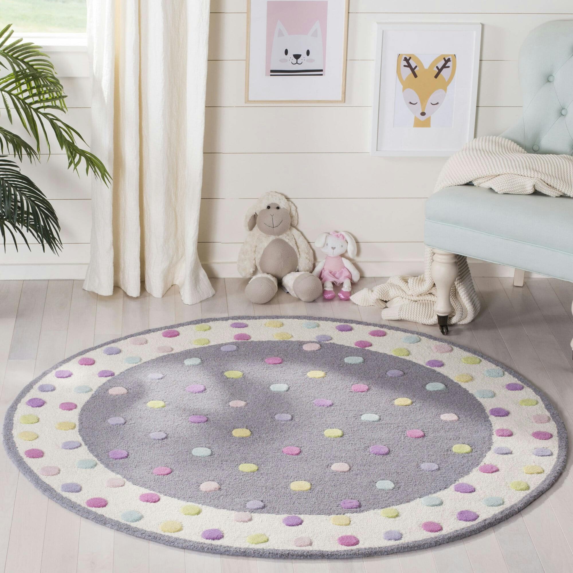 Kids Heidi Rug, Grey