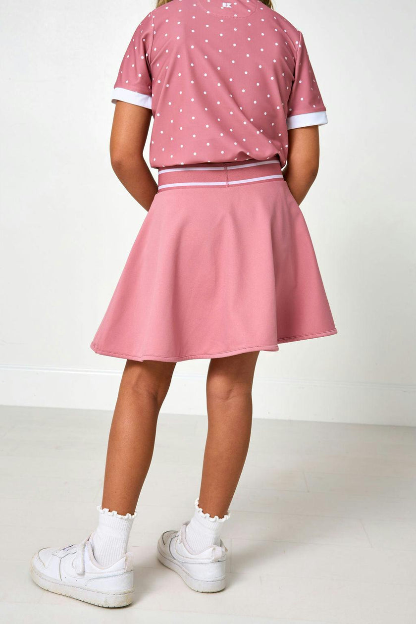 dusty pink topspin skort