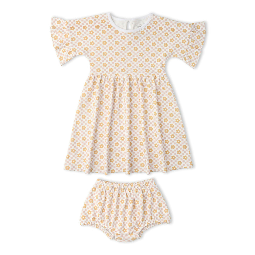 Organic Dolman Sleeve Dress - Pop Floral