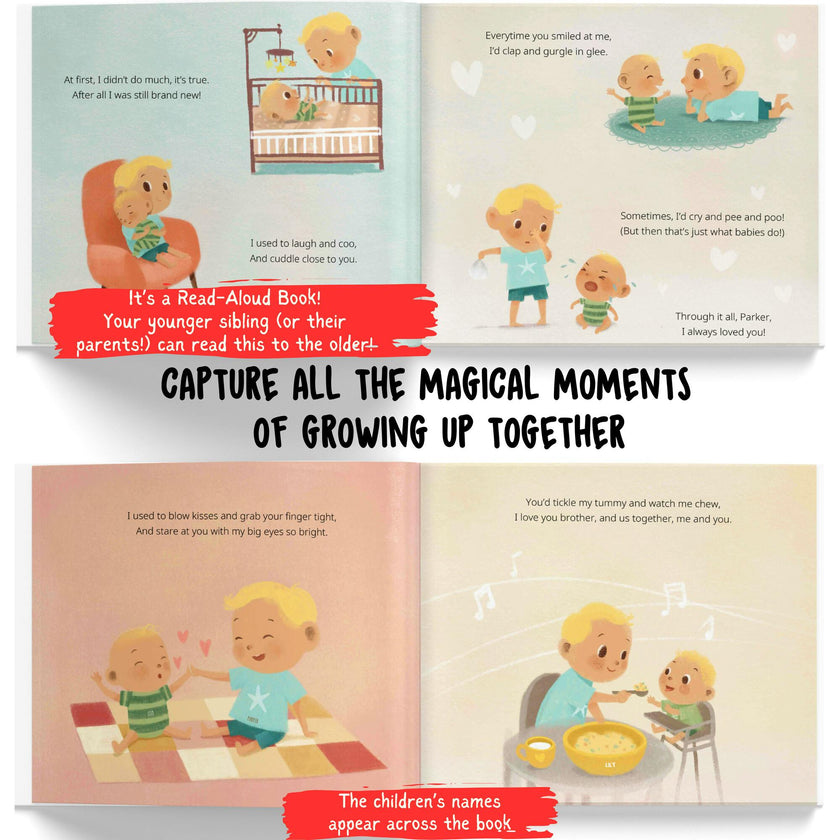 Me and My Older Sibling: Besties Forever! (Personalized Book from a Younger to an Older Sibling)