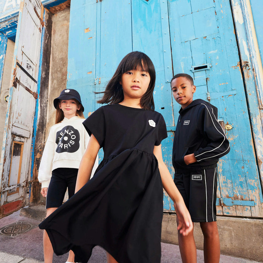 Black Kenzo Flared Dress
