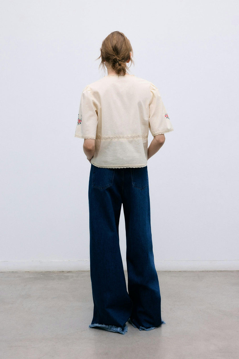 Narcise Woman Blouse Ecru