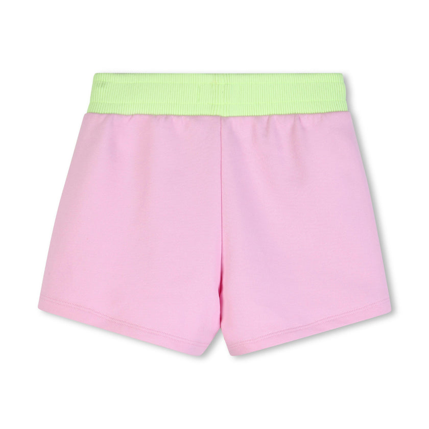 Pink Elastic-Waist Kids’ Shorts