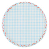 Gingham Reusable Large Plates