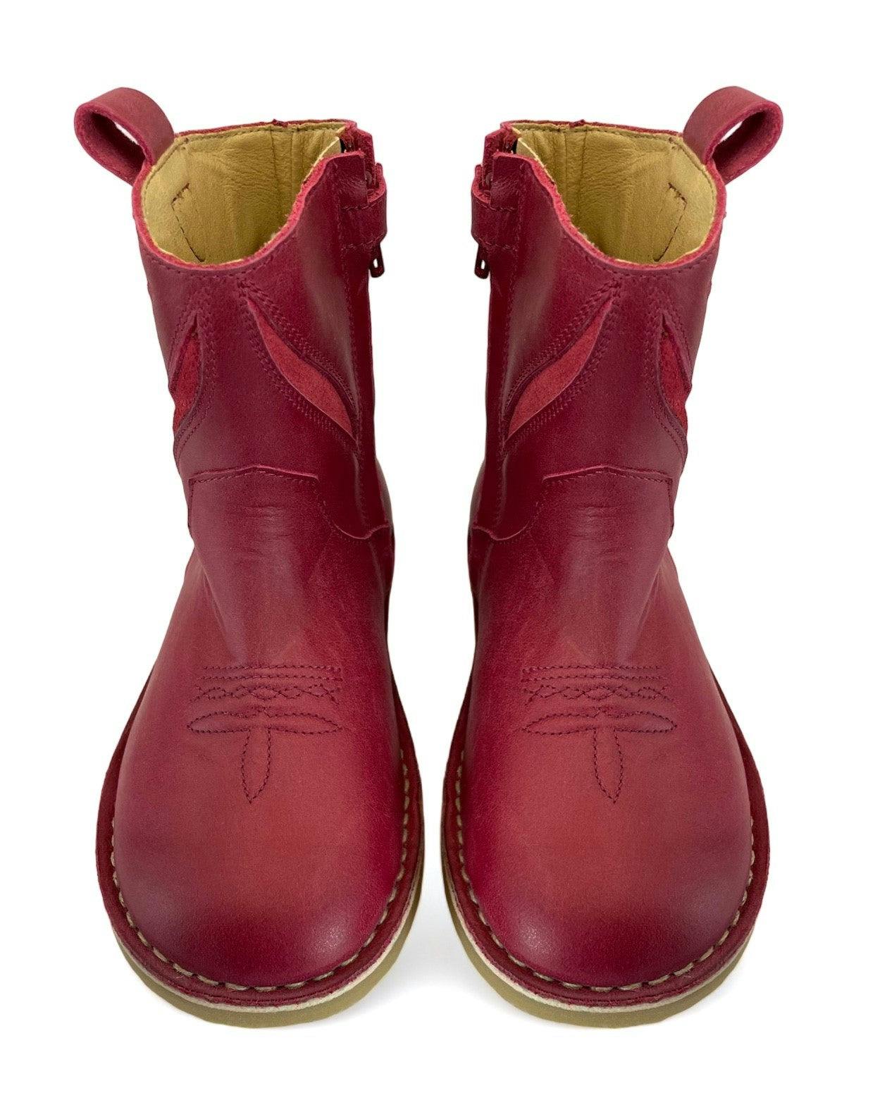 Jessie Kids Cowboy Boot - Electro Pink Leather