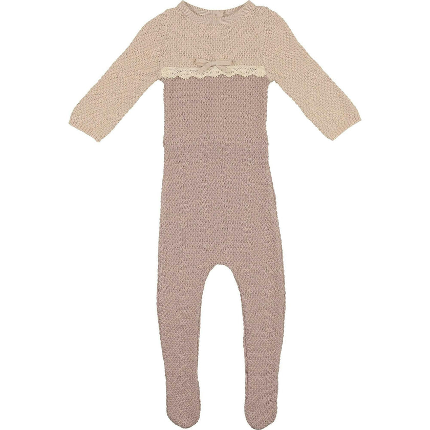 Cutie Color-Block Long Sleeve Footie