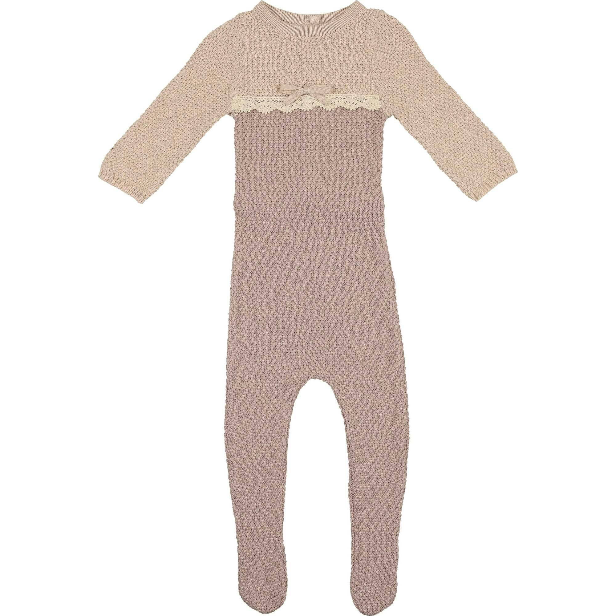 Cutie Color-Block Long Sleeve Footie
